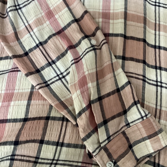 NWT French Dressing pink plaid tunic size XL - Picture 5 of 10